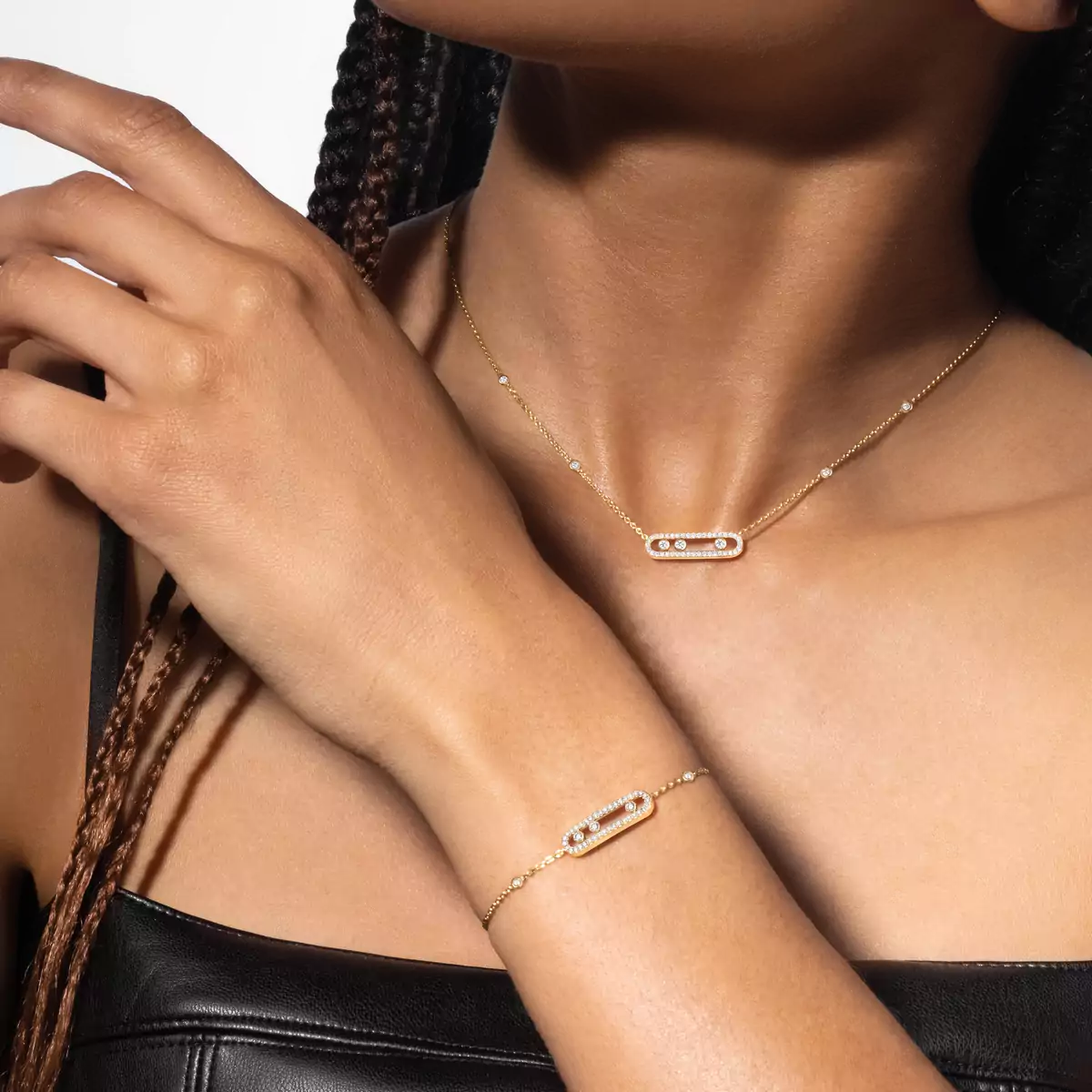 Messika — Baby Move Pavé Necklace