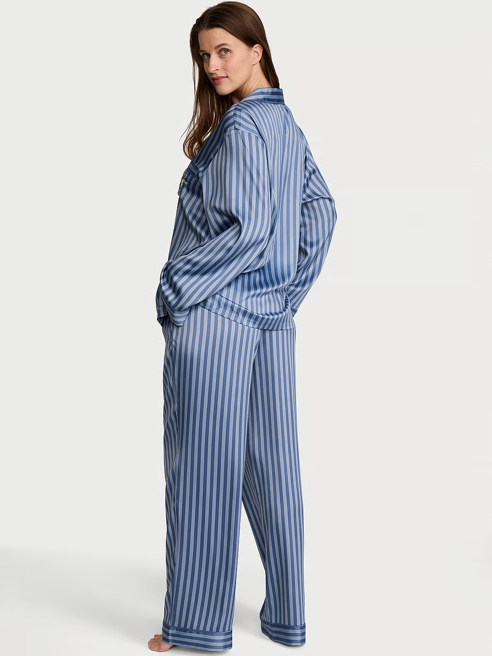 Victoria's Secret — Signature Satin Long Pajama Set
