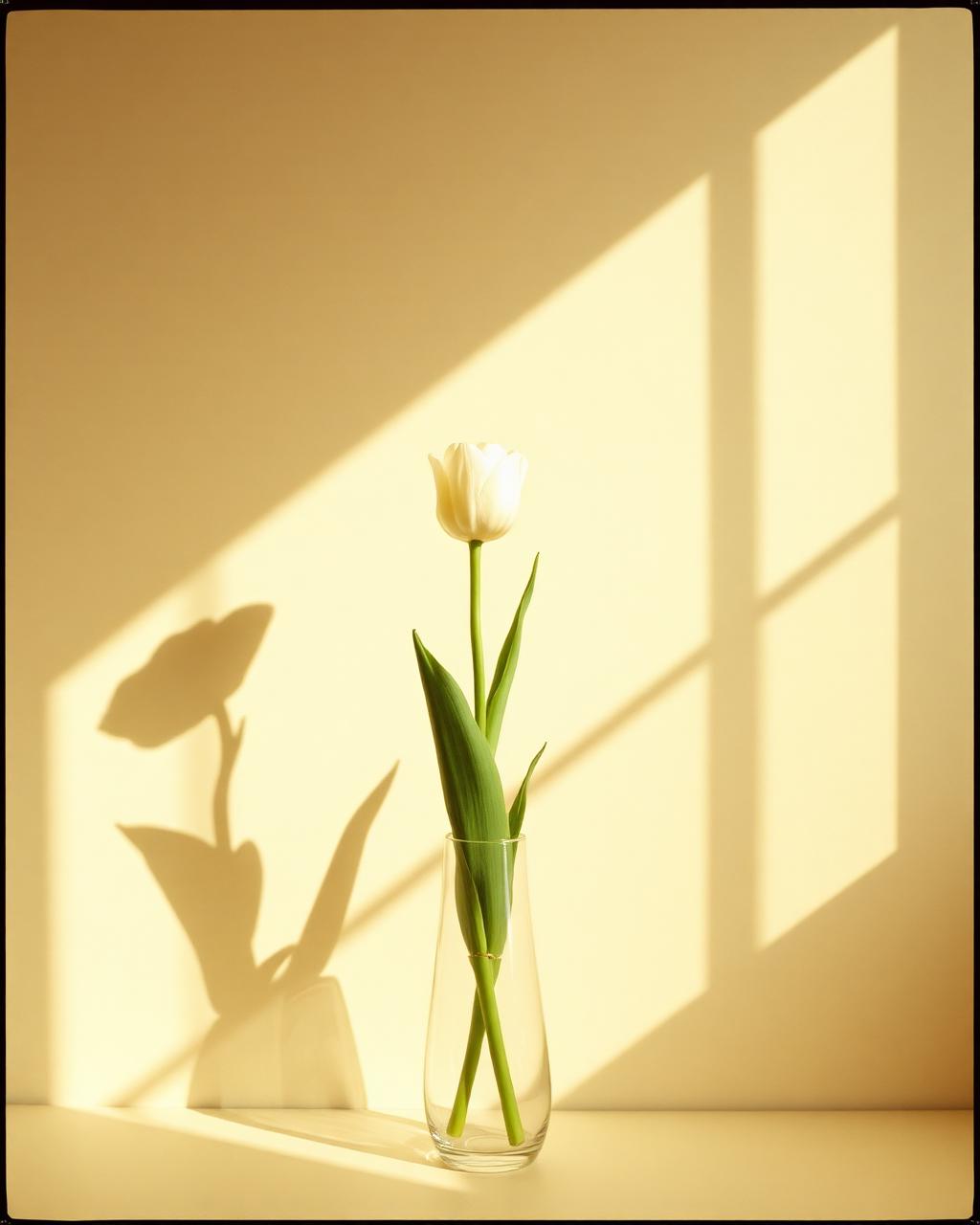 one tulip.
